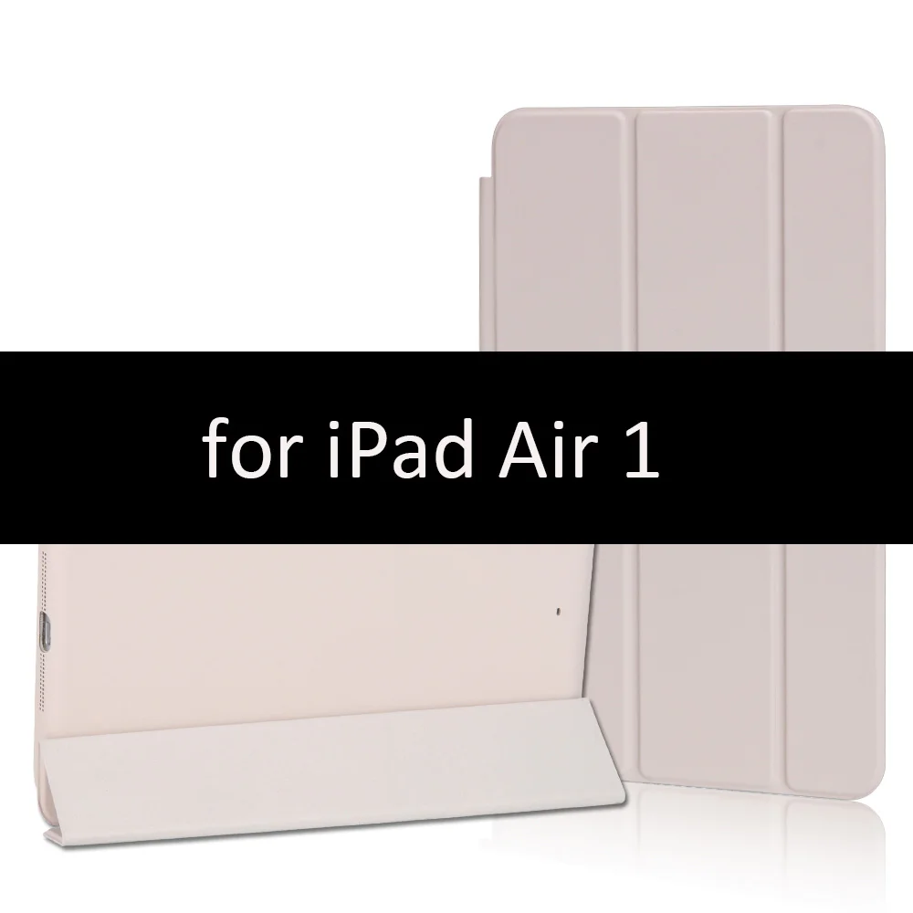 Для ipad air Чехол, GOLP pu кожаный смарт-чехол для ipad air 1, чехол-подставка для ipad air 2, Funda флип-чехол s для ipad air 1 2 - Цвет: Beige-1