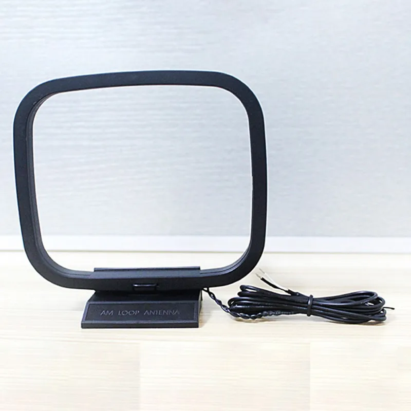 

75ohm Mini Universal FM/AM Loop Antenna for Sony Sharp Chaine Stereo AV Receiver Systems Connector Receiver