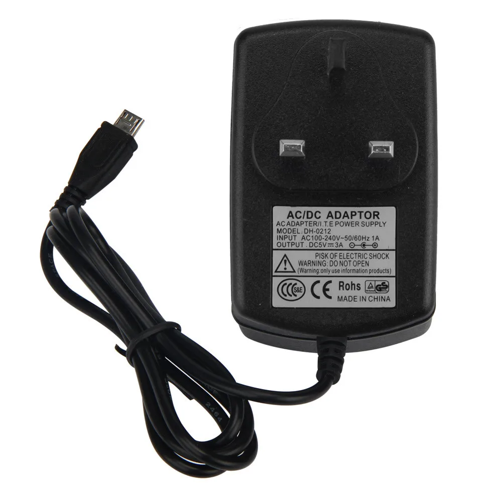 Настенный источник питания 5 В 3A Micro USB AC адаптер DC настенная мощность высокое