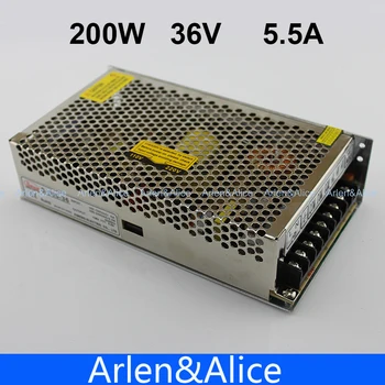 

200W 36V 5.5A Single Output Switching power supply for LED Strip light AC to DC