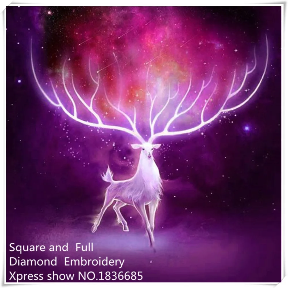 Hewan Fantasi Rusa Dmc Lukisan Berlian Pengiriman Gratis