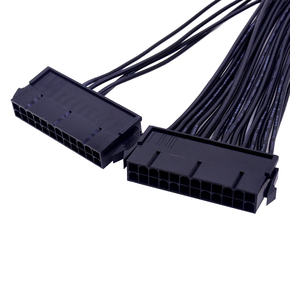 CHIPAL 10 шт. 24 Pin источник питания синхронизатор удлинитель 20 + 4 тройной блок ATX