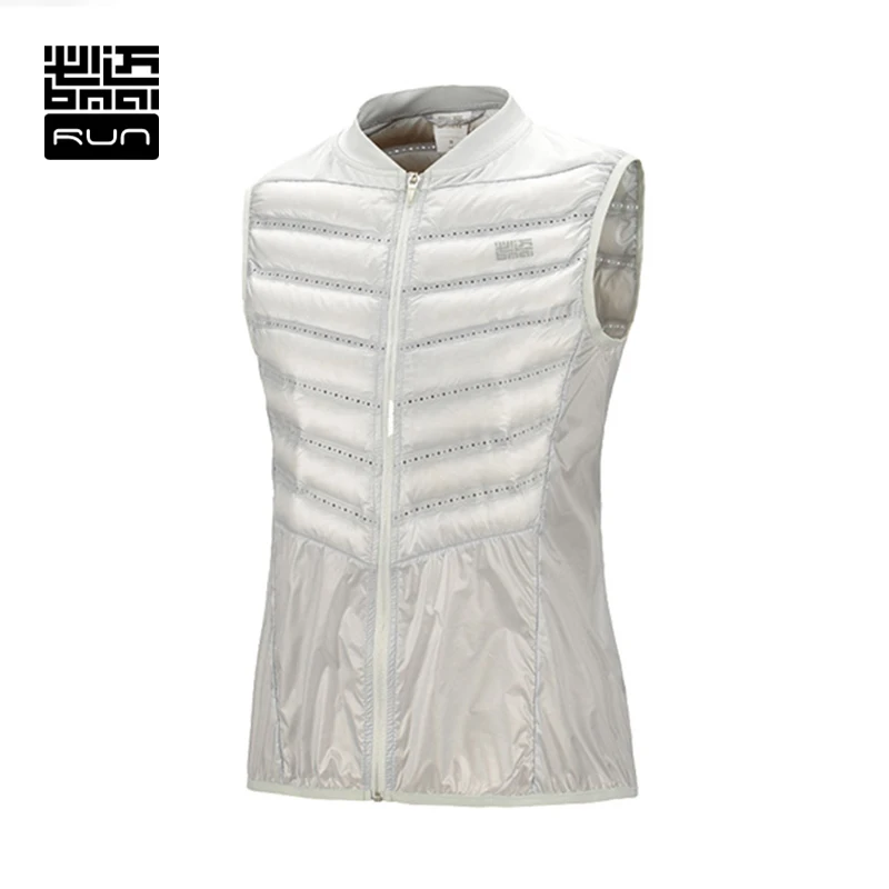BMAI Brand Down Running Vest For Men&Women Ultralight Waistcoat