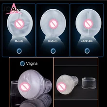 Transparent Aircraft Cup Toys For Men Silicone Artificial Vagina Male Sex Toys Adult Sex Supplies Masturbation Sex Cup-103