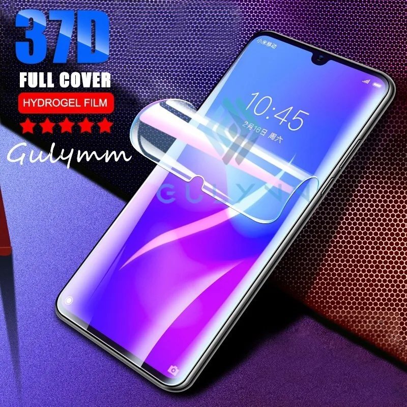Новая мягкая Гидрогелевая пленка 37D для Huawei Honor 20 10 i Pro P Smart Plus 19 On P30 40 P20 Lite полное