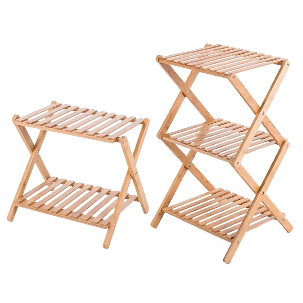 

Solid Wood Multi-Layer Flower Stand Folding Succulents Plant Bonsai Shelf Home Decor Balcony Fleshy Flowerpot Shelf