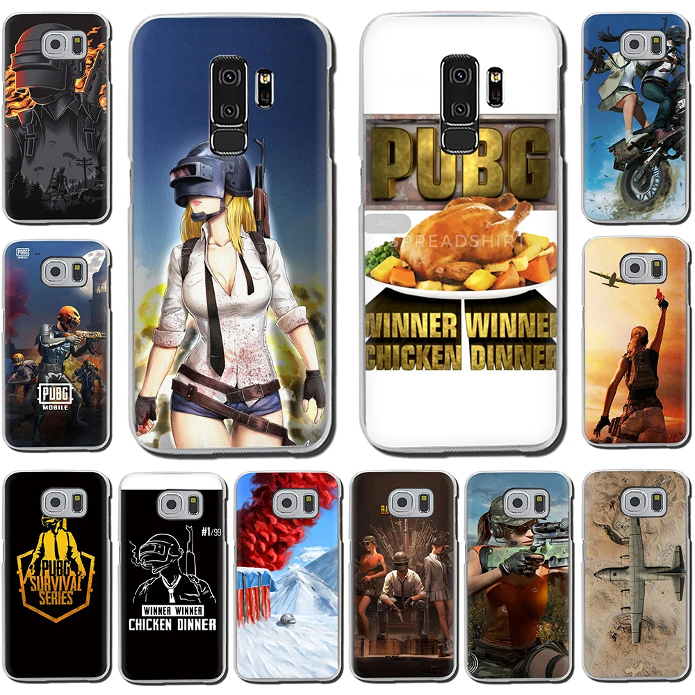 

PUBG Hard Phone Cover Case for Samsung Galaxy S6 7 Edge S8 9 10 Plus M10 20 30