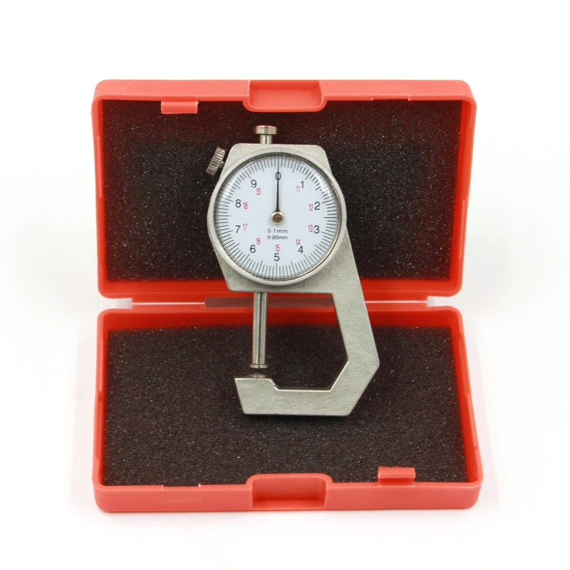 0.1mm New dial Thickness Gauge 0-10mm 0-20mm Digital Micrometer Thickness Meter paper measurement tool leather thickness gauge