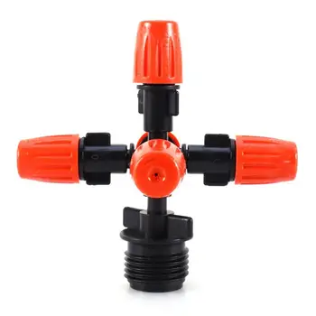 

5-Head Atomization Nozzle Self Water Control Sprayer Micro Drip Irrigation System Plant Garden Mist Sprinkler and Hose Connector