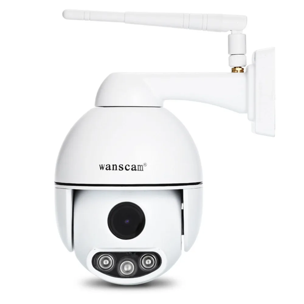 

1080P WiFi Wireless PTZ IP Camera 4X Zoom FHD Face Detection Auto Tracking 2-Way Audio CCTV Outdoor SD Card Night Vision IR 50M