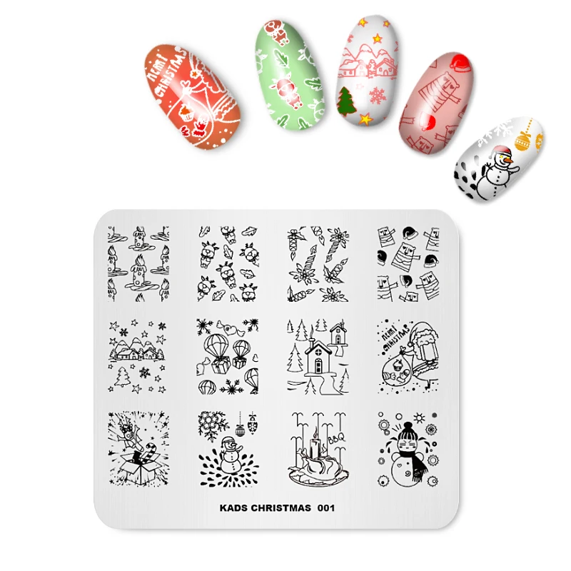 

AriesLibra Stamping Template Nail Stamping Rectangle Plate Nail Art Template Manicure Stamping Image Plates Nails Stencils