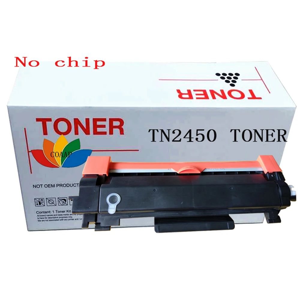 1PK TN2450 тонер-картридж для Brother HL-L2350DW L2375DW L2395DW &amp MFC-L2710DW L2713DW L2750DW принтер без чипа |
