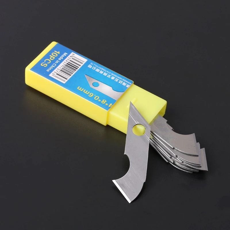 10x острый крюк нож лезвие для ремесел резак резка акриловая пластина доска листы
