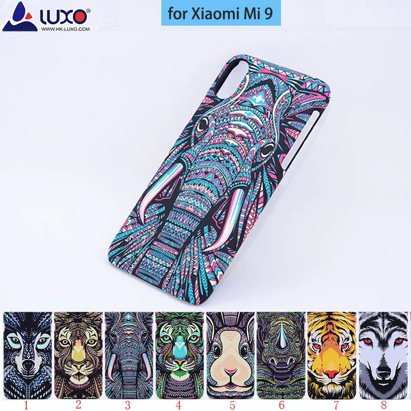 Оригинальный чехол luxo для телефона Xiaomi mi 9 mi9 Жесткий Чехол из ПК с принтом леса