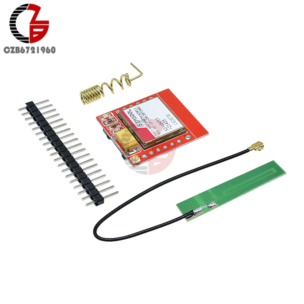 SIM800L GPRS GSM модуль четырехдиапазонный Micro SIM слот GSM коммутационная плата с антенной ttl последовательный порт для Arduino Замена SIM900