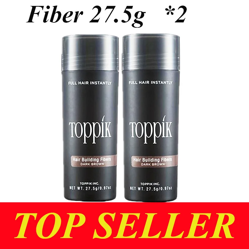 Toppik hair building fiber 27.5g *2 hair extension fiber powder