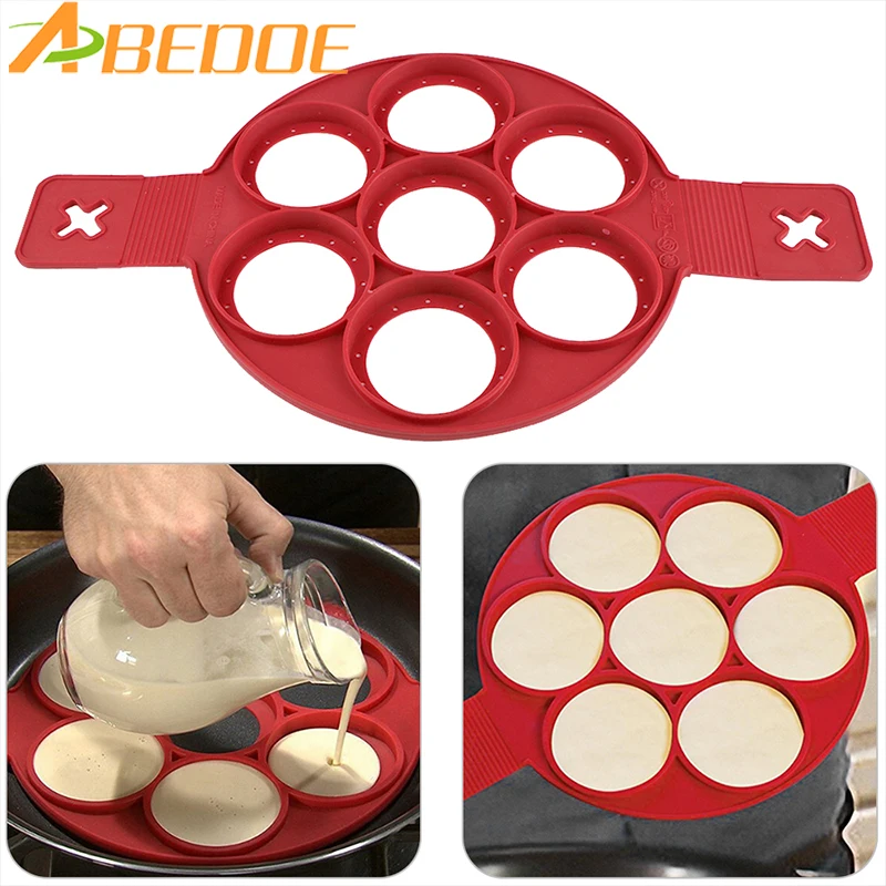 Buy ABEDOE Food Grade Silicone Pancake Mold Omelets
