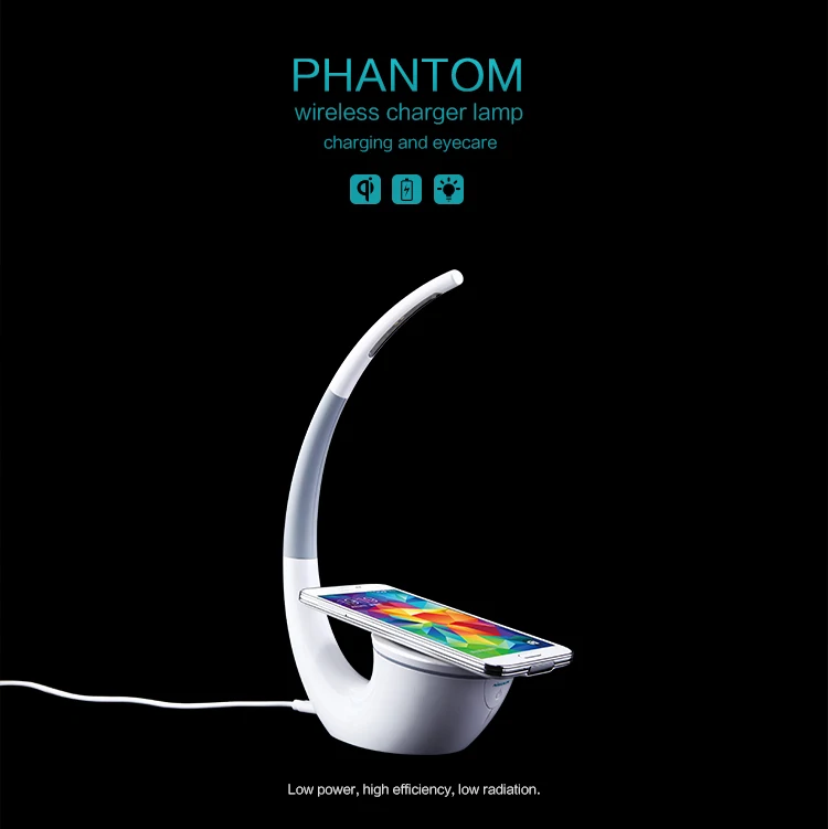 

Nillkin High-technology Wireless Charger Phantom Table Lamp NILKIN Wireless Life Infinite Freedom Eyecare Phone Power Charger