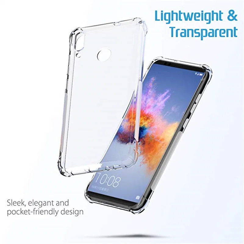 

Honor 10i Case Soft TPU Clear Silicone Case For Huawei Honor 10i HRY-LX1T Cover Bumper Silicone Transparent TPU Case