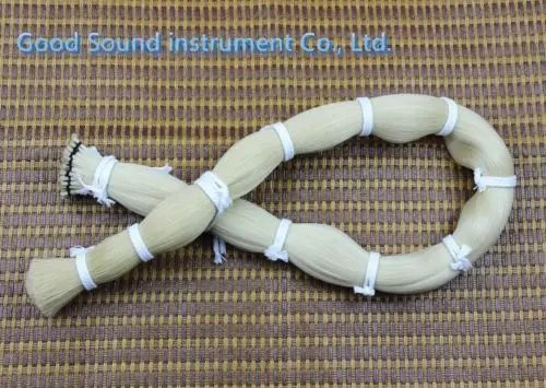 

500g violin viola cello Mongolia natural white bow hair horse tail 80-85cm