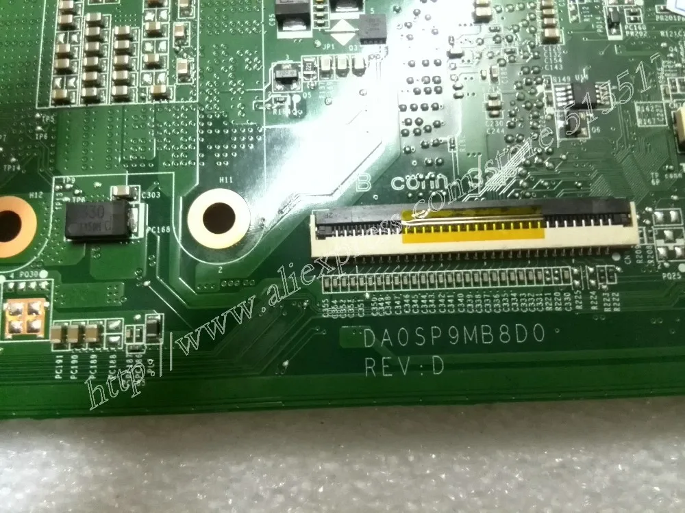 

Free Shipping DA0SP9MB8D0 Rev:D For Hp ENVY 17 17T 17-2002TX Serise Laptop Motherboard 630793-001