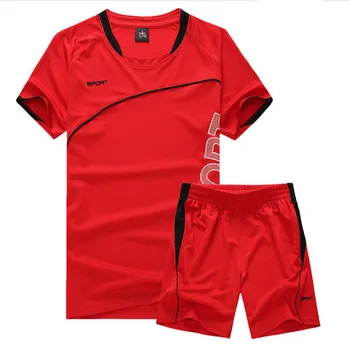 

2019 Men'S Casual Tracksuit Summer Two Piece T-shirt +Shorts Joggers Track Suit Male Sportswear Sets Plus Size M-5XL