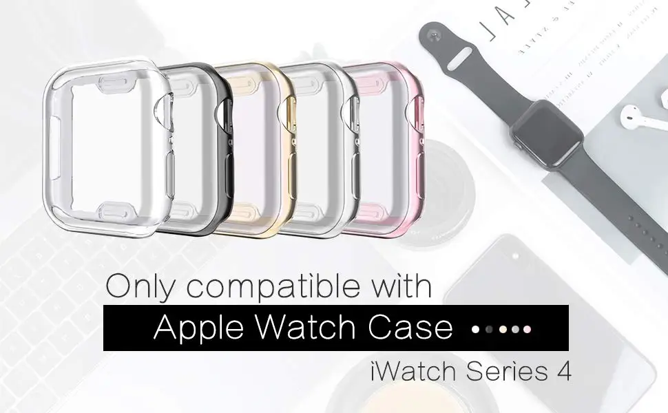 Экран Защитный чехол для Apple Watch Series 5/4/3/2/1 наручных часов iwatch, защищает от появления сколов оболочка Защитная крышка 38, 42, 44, 40 мм часы Чехол