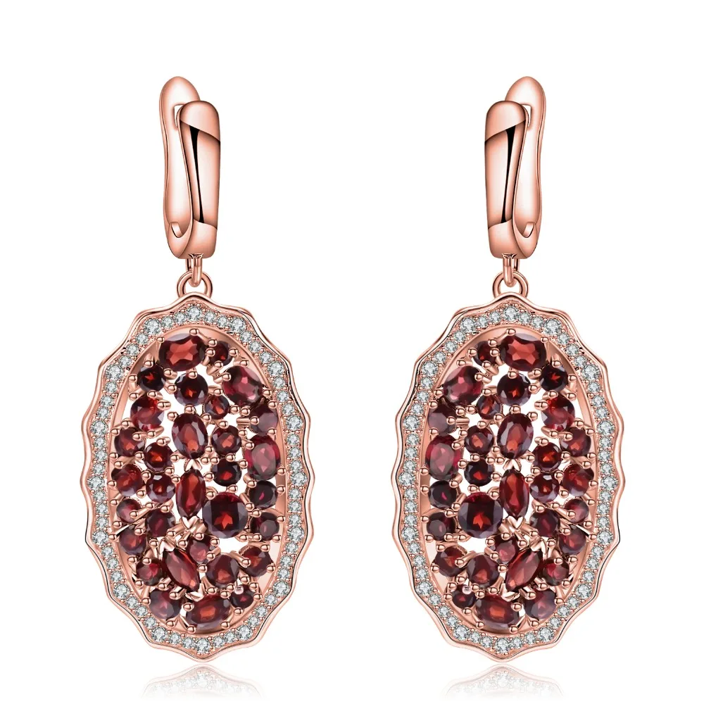 Женские серьги подвески GEM'S BALLET Винтажные из стерлингового серебра 925 пробы с