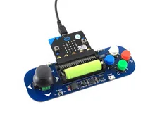 Waveshare Gamepad module for micro bit Joystick and Buttons plays music powered from battery also charges