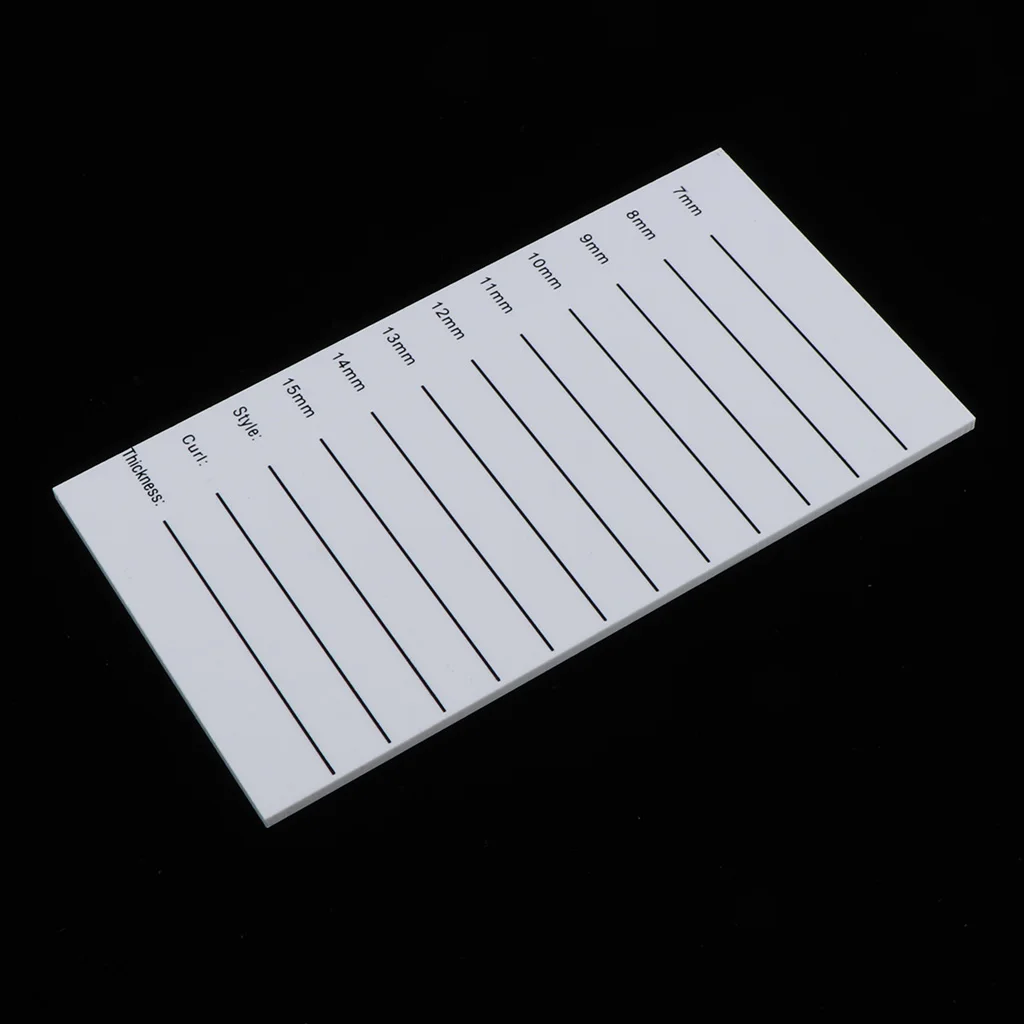 Plastic Eyelash Extension Tray Glue Pallet Holder Pad Lash Plate Stand Board