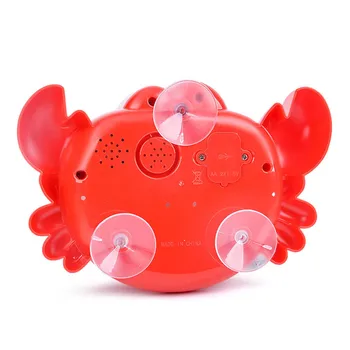 

New Baby Funny Bath Bubble Maker Bathtub Soap Bath Toy Bubble Crabs Machine Pool Swimming Toys for Children Kids