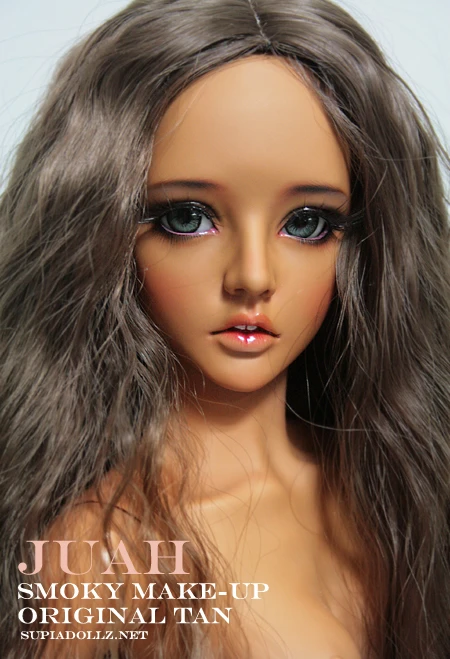 

Free Shipping BJD / SD doll baby girl supiadoll Juah 1/3 Tan joint dolls DIY birthday gift