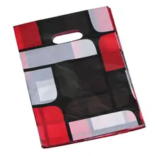 HOT 100Pcs Pretty Mini Mixed Pattern Plastic Jewelry Gift Bag Shopping Pouch 20*15CM Styles: 5