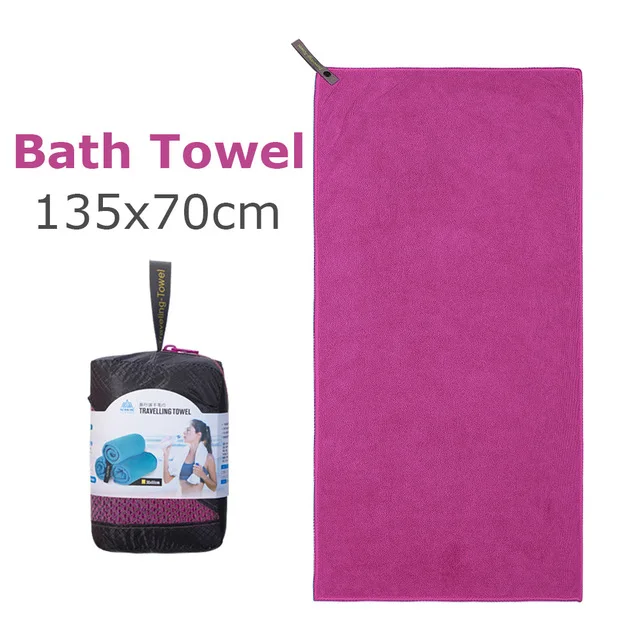 Bath towel Rose red AONIJIE полотенце из микрофибры для спортзала, банное полотенце для путешествий, полотенце для рук и лица, быстрый сушильный душ, полотенце для плавания, фитнеса, тренировки, кемпинга, пеших прогулок - Цвет: Bath towel Rose red