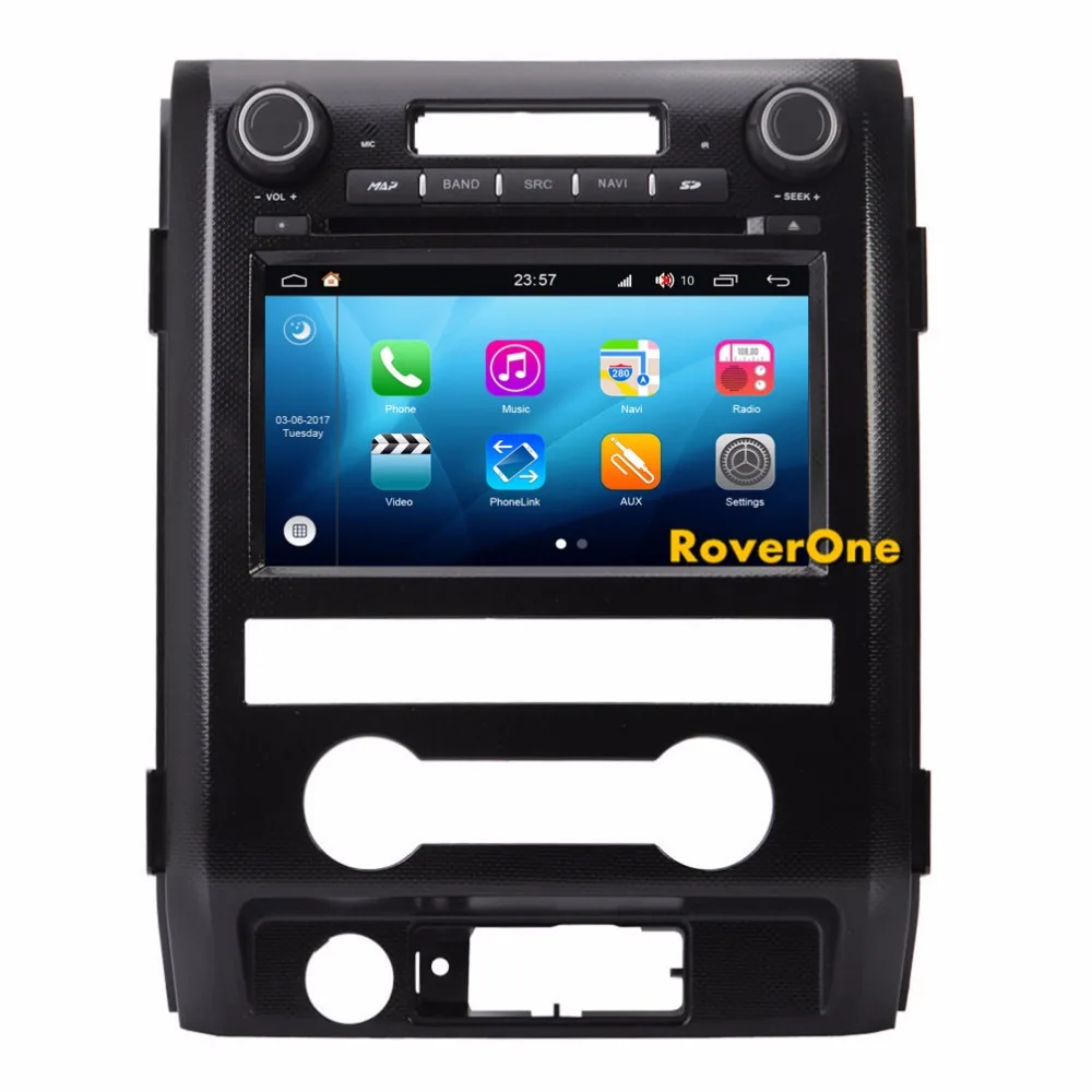 Excellent RoverOne Android 8.0 Octa Core Car Radio DVD GPS For Ford F-150 F150 SVT Raptor 2009 Touchscreen Multimedia Player Head Unit 5