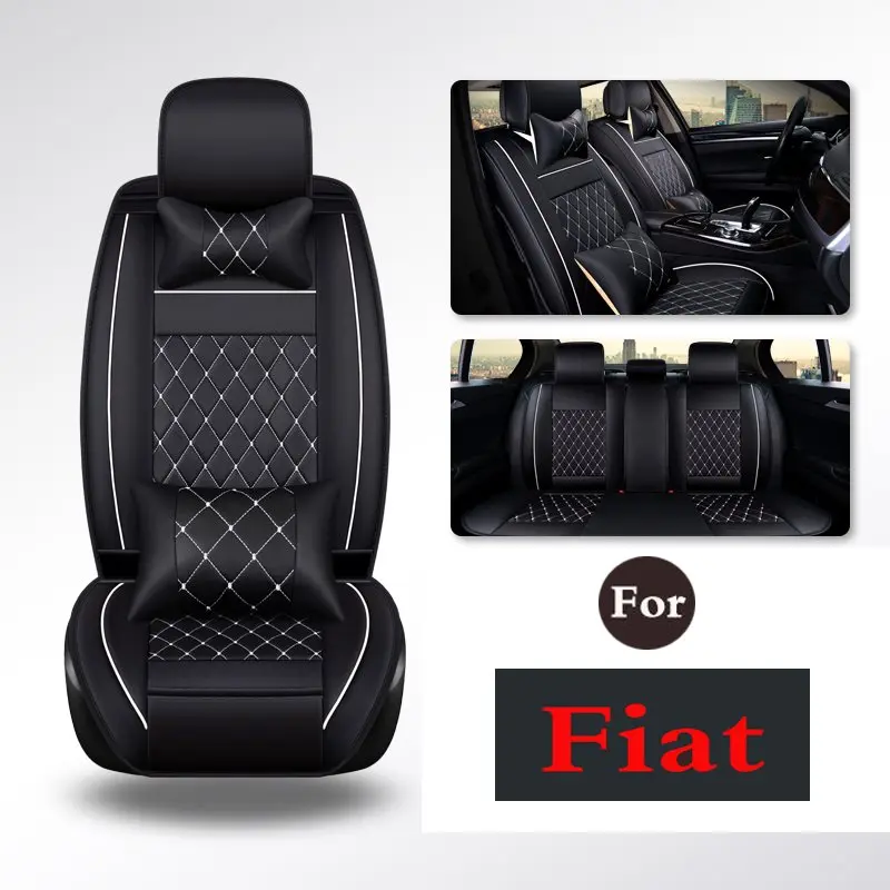 

Car Interior Car Seat Cover Cushion Pu Leather Car Truck Seats Breathable Pad Cushion Cover (Fits: Seat)For Fiat Viaggio Ottimo