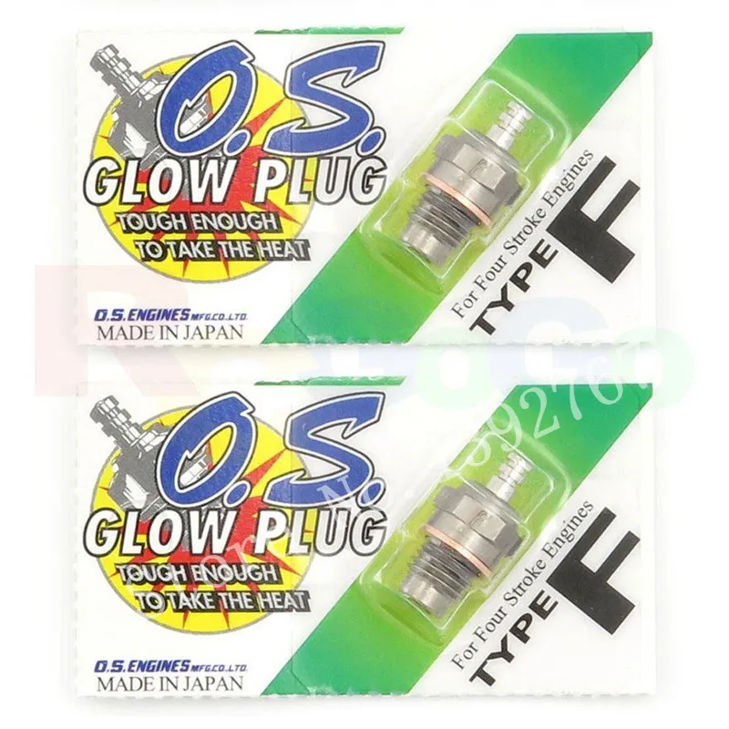 

2Pcs Original Glow Plug OS O.S. Type 'F'(hot) OS71615009 Glow Plug Spark For For Four Stroke Engine RC Nitro Remote Control Car