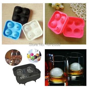 

Hot New Arrival Bar Drink Whiskey Sphere Big Round Ball Ice Brick Cube Maker Tray Mold Mould,100pcs Free DHL/Fedex