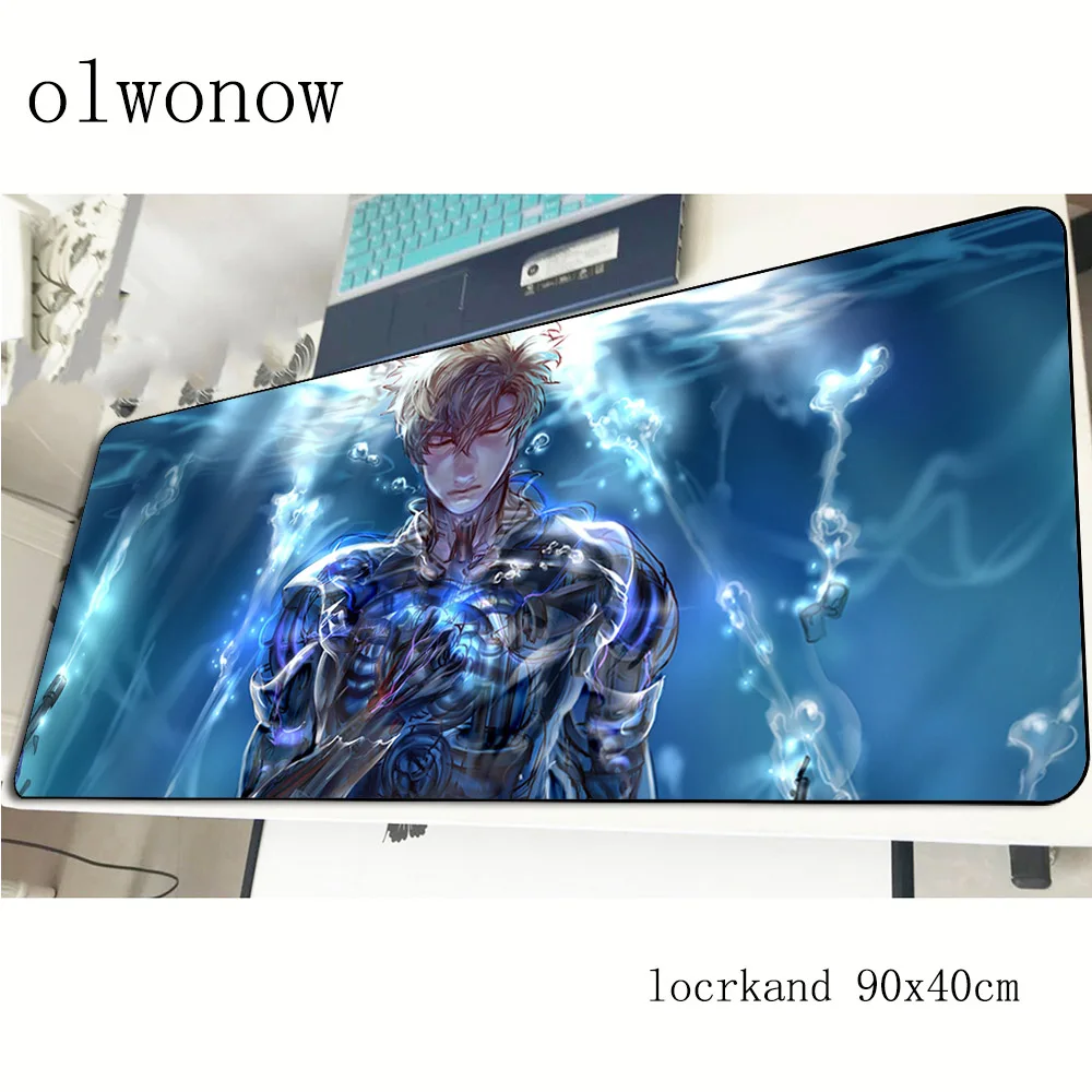 Коврик для мыши ONE PUNCH-MAN 90x40 см xl игровой коврик цветной компьютерный Настольный с