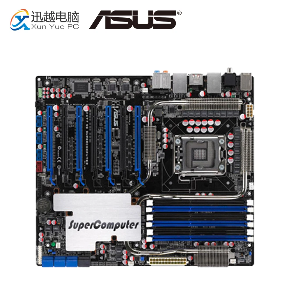 

Asus P6T7 WS SuperComputer Desktop Motherboard X58 Socket LGA 1366 i7 DDR3 SATA2 USB2.0 ATX