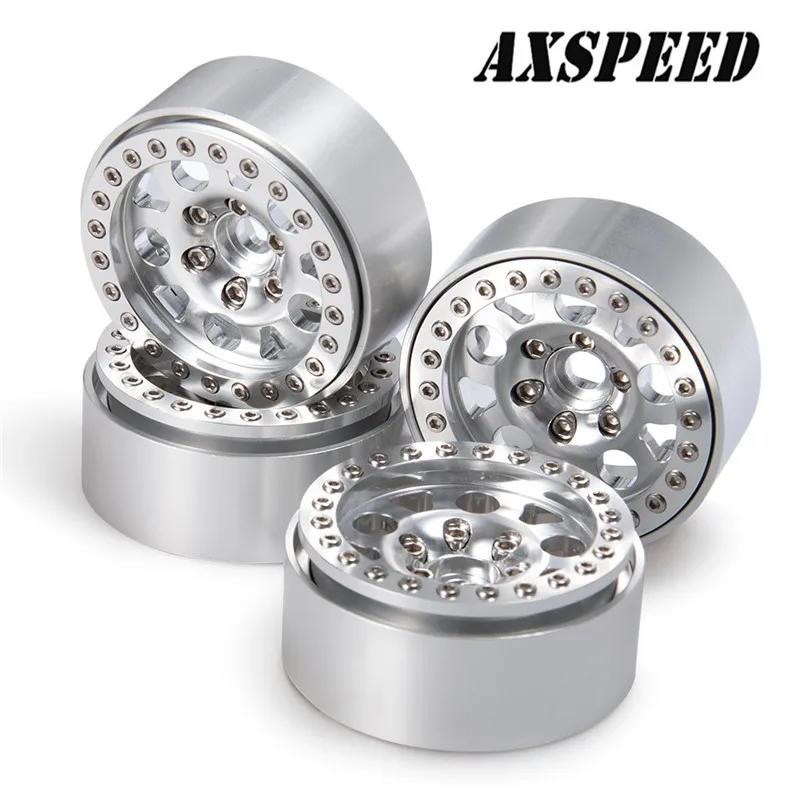 4 Pcs/Set 1.9'' Alloy Wheels Beadlock Wheel Rims For Axial SCX10 CC01 High Quality Aluminum 1.9inch RC ROCK CRAWLER | Игрушки и