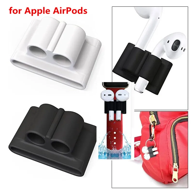 

ProElite for Apple AirPods Earphone Accessories Anti-Lost Wireless Headphone Silicone Holder Clip for Apple Watch Band Strap o5
