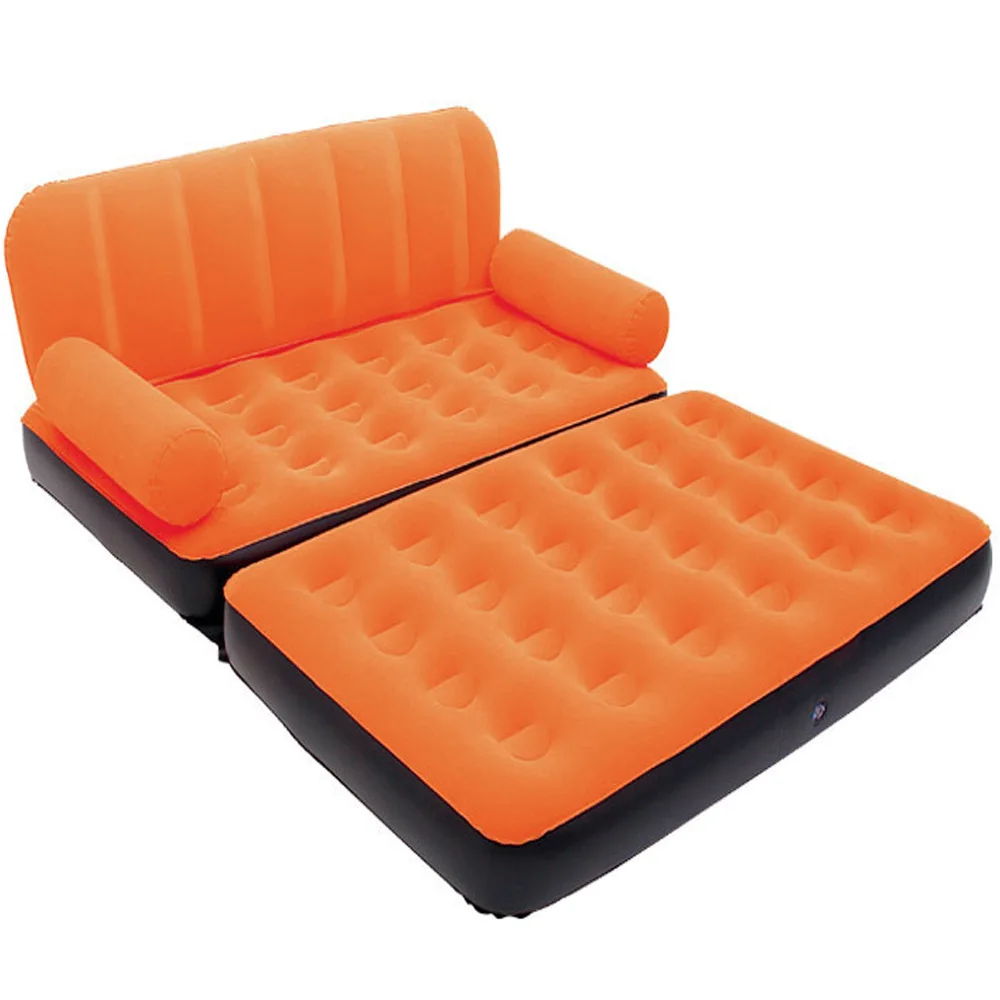 

5 in 1 Outdoor Home Garden Inflatable Double Sofa Bed Comfortable Camping Air Sofa Bed