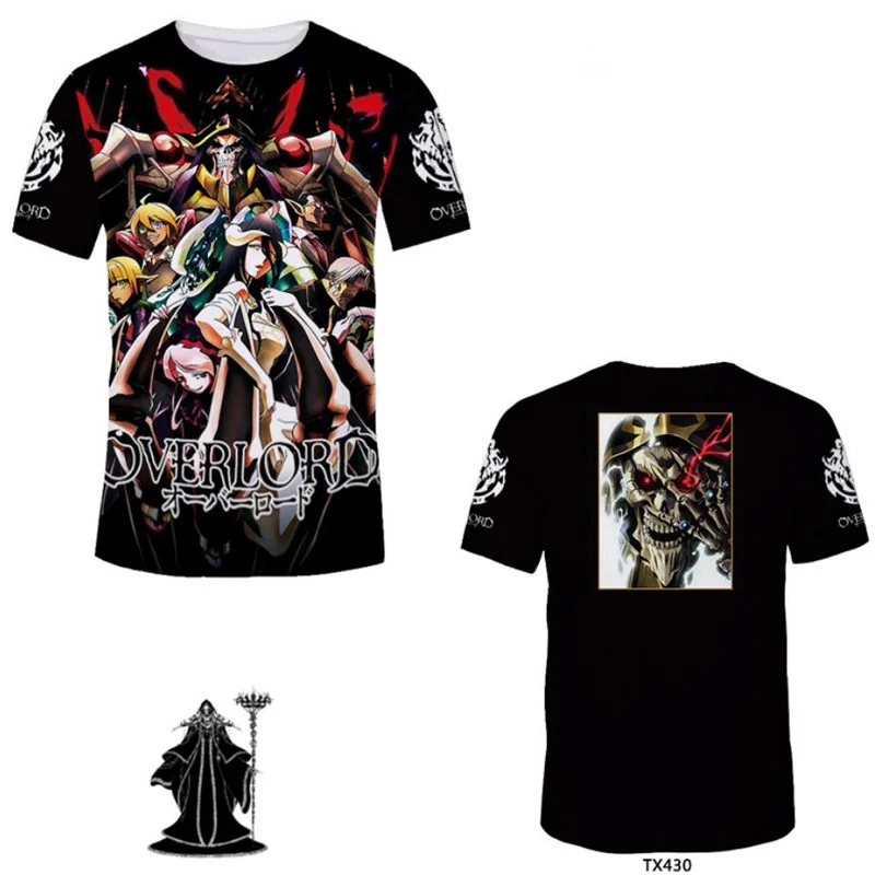 Персонаж Аниме Overlord Ainz Ooal платье альбедо футболка косплей костюм Лето Мужчины Женщины Повседневная футболка короткий рукав тройники - Цвет: 4