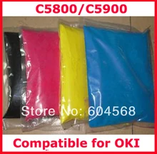 High quality color font b toner b font powder compatible for OKI C5800 C5900 Free shipping