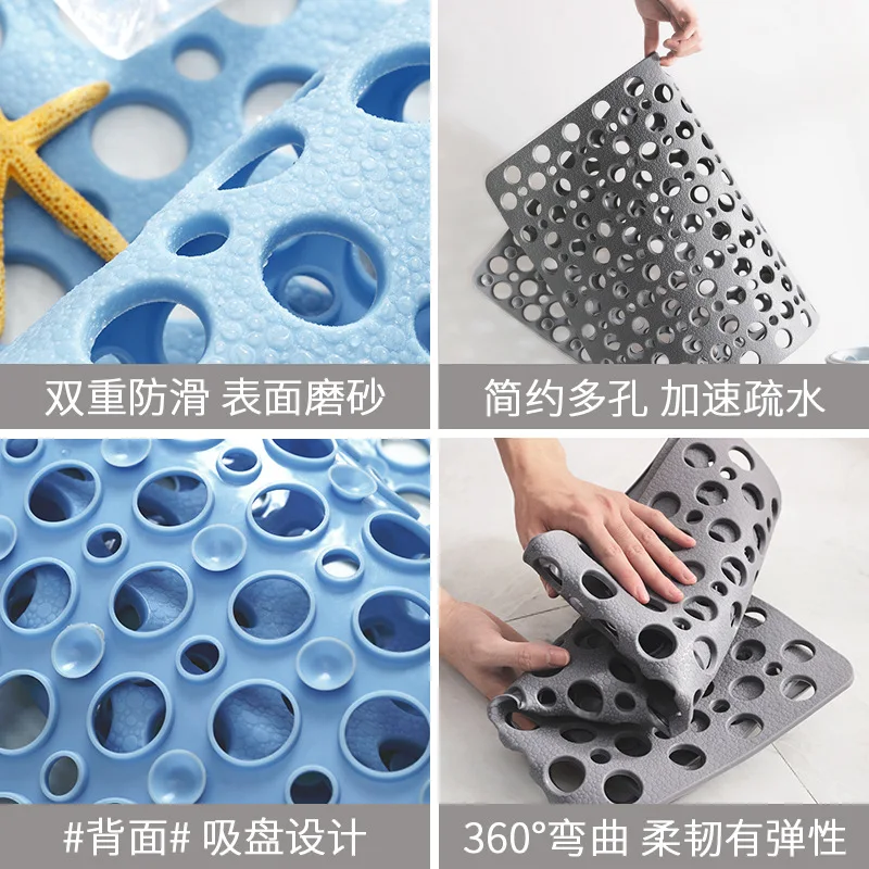 Billige Dusche bad matte umweltschutz geschmacklos TPE wc haushalt Badewanne bad Hohl hydrophobe Anti Slip pad