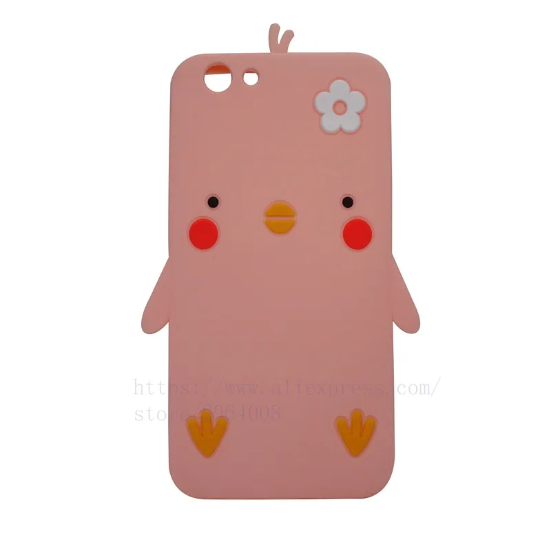 TRISEOLY силиконовый чехол для OPPO A59 a59m F1S 5,5 крышка 3D мультфильм милый маленький куриный чехол для OPPO A59/F1S защитный чехол для телефона
