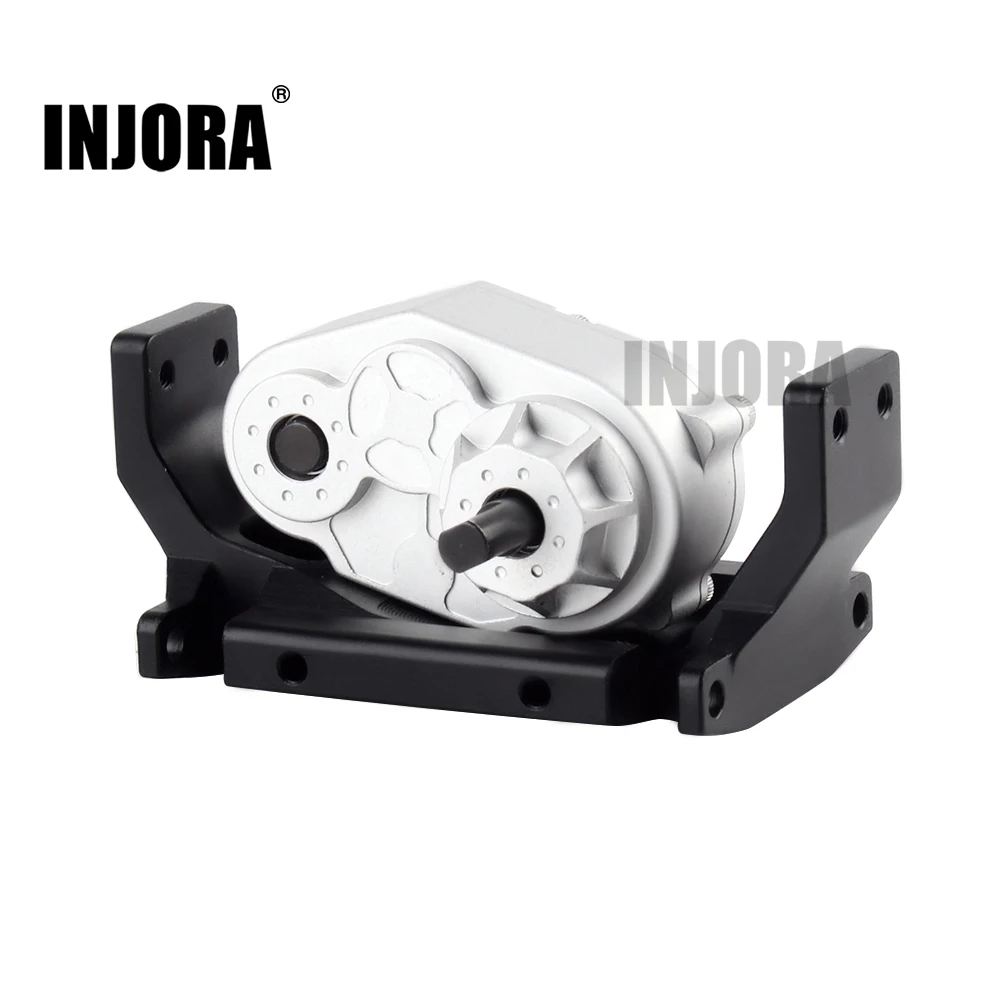 

INJORA Metal D90 Gearbox Transfer Case with 72MM Mount for 1/10 RC Crawler Axial SCX10 D90 D110 TF2