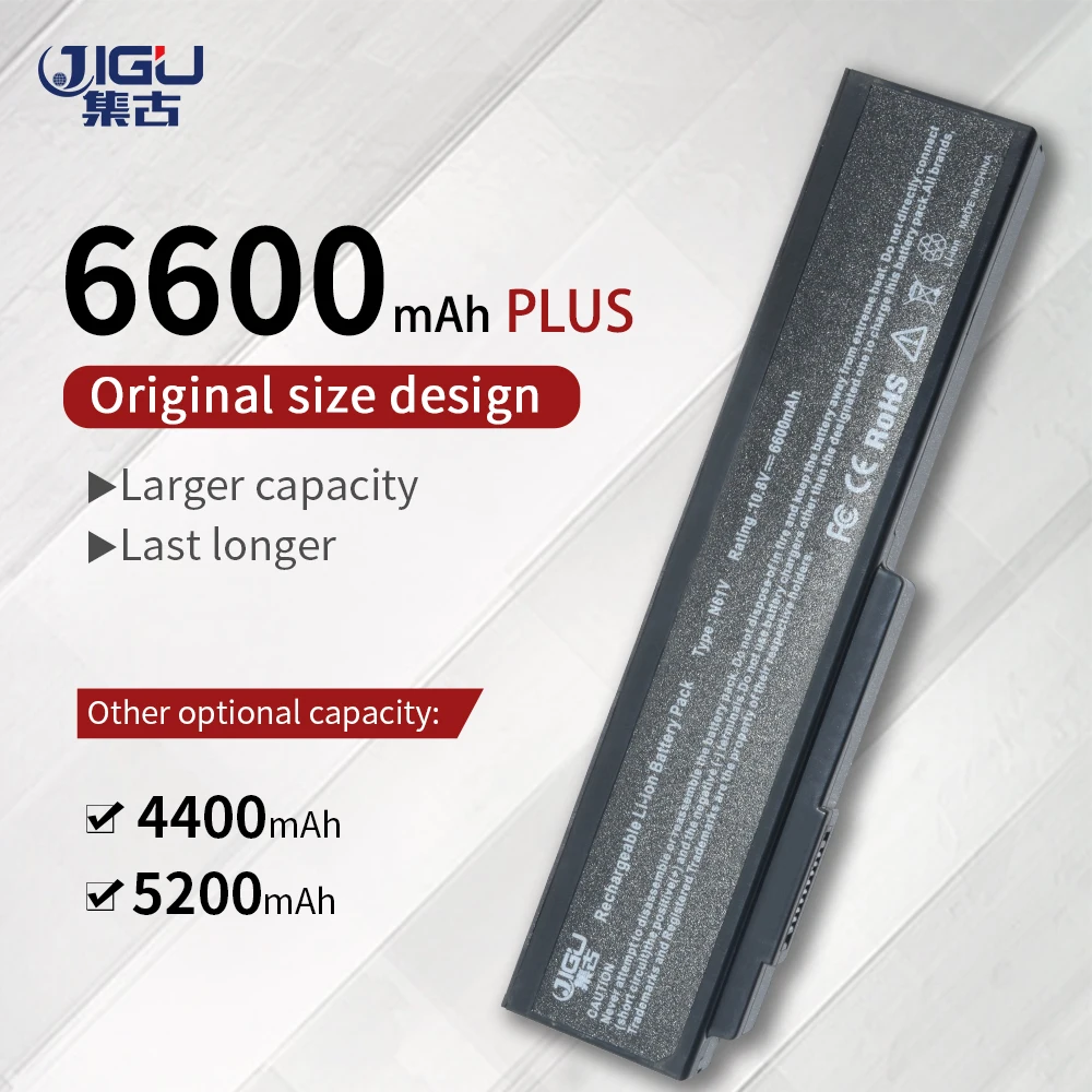 

JIGU New Laptop Battery For Asus A32-M50 A32-N61 A32-X64 A33-M50 L07205 07G016C71875 15G10N373800 90NED1B1000Y