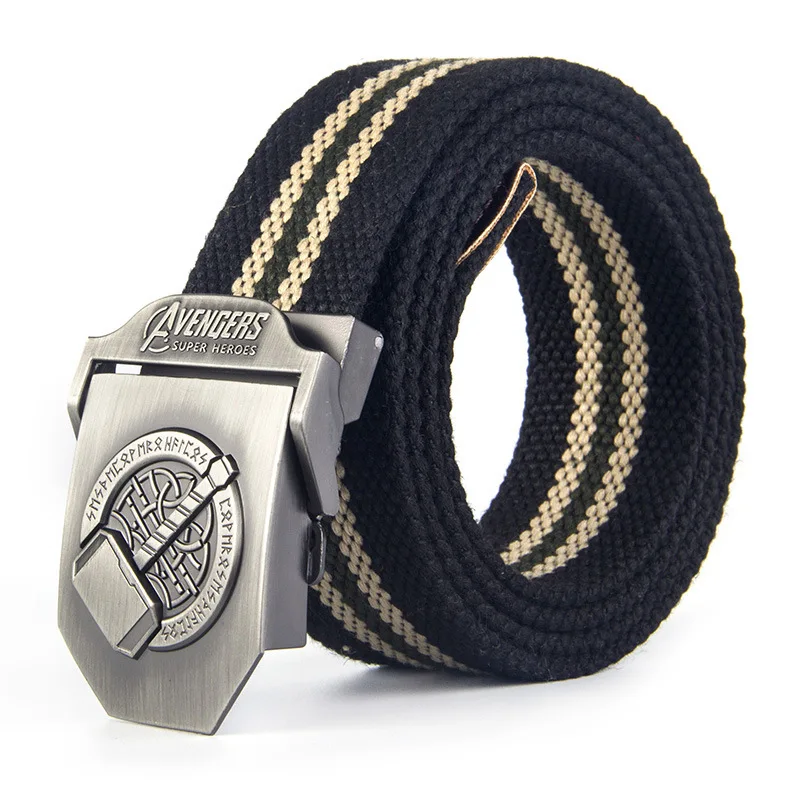 Buy Canvas Tactical Casual Men's Belts Fashion Wild